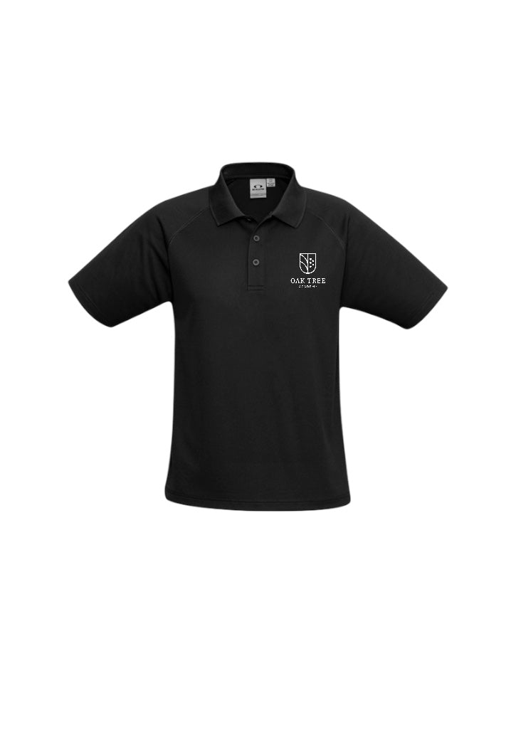 Mens sprint polo black Bracken ridge