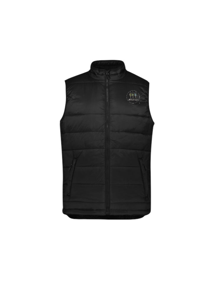 Mens puffer vest -black