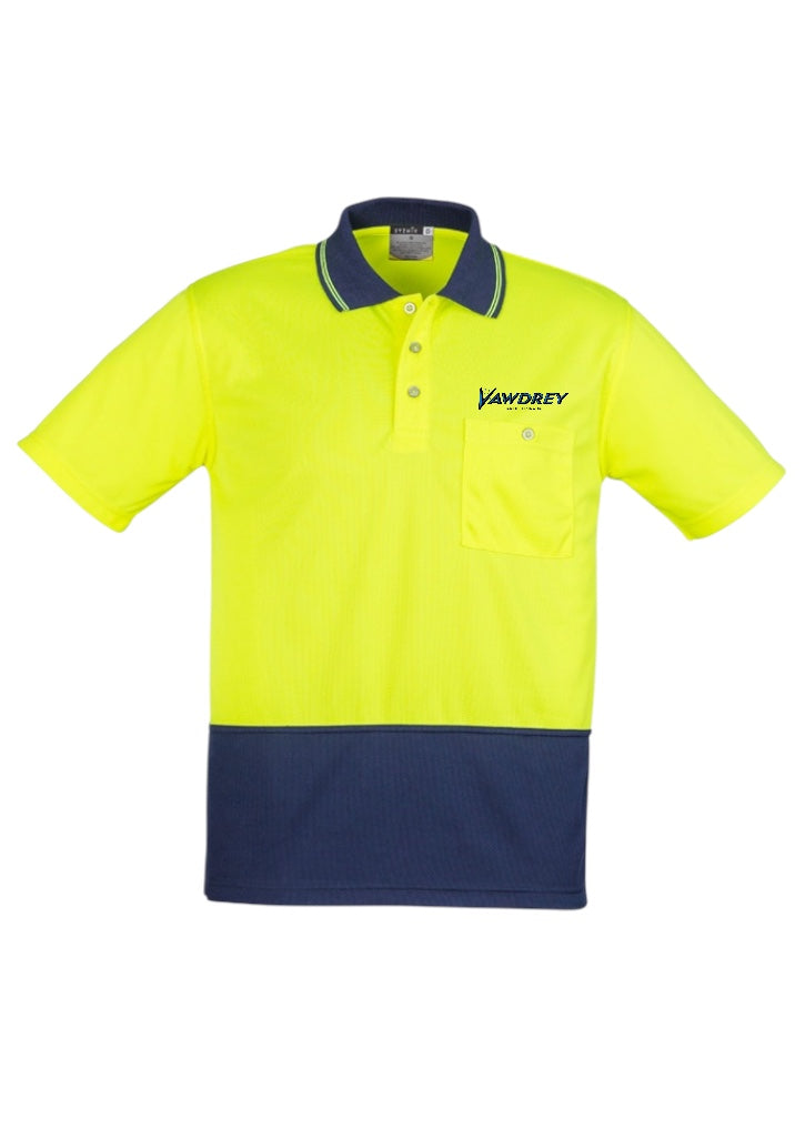 Unisex Hi Vis Basic Short Sleeve Polo