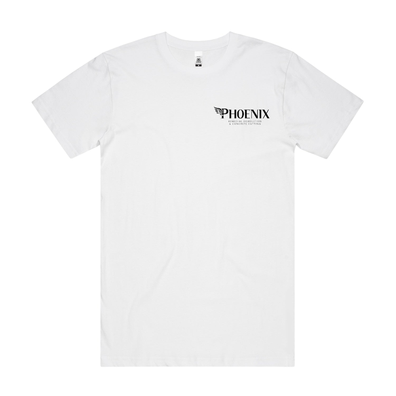 Block tee 5050 white