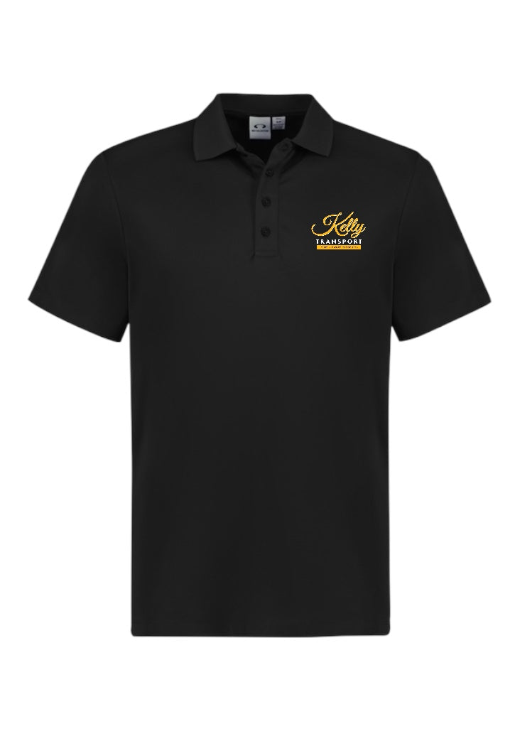 Mens Action Short Sleeve Polo BLACK