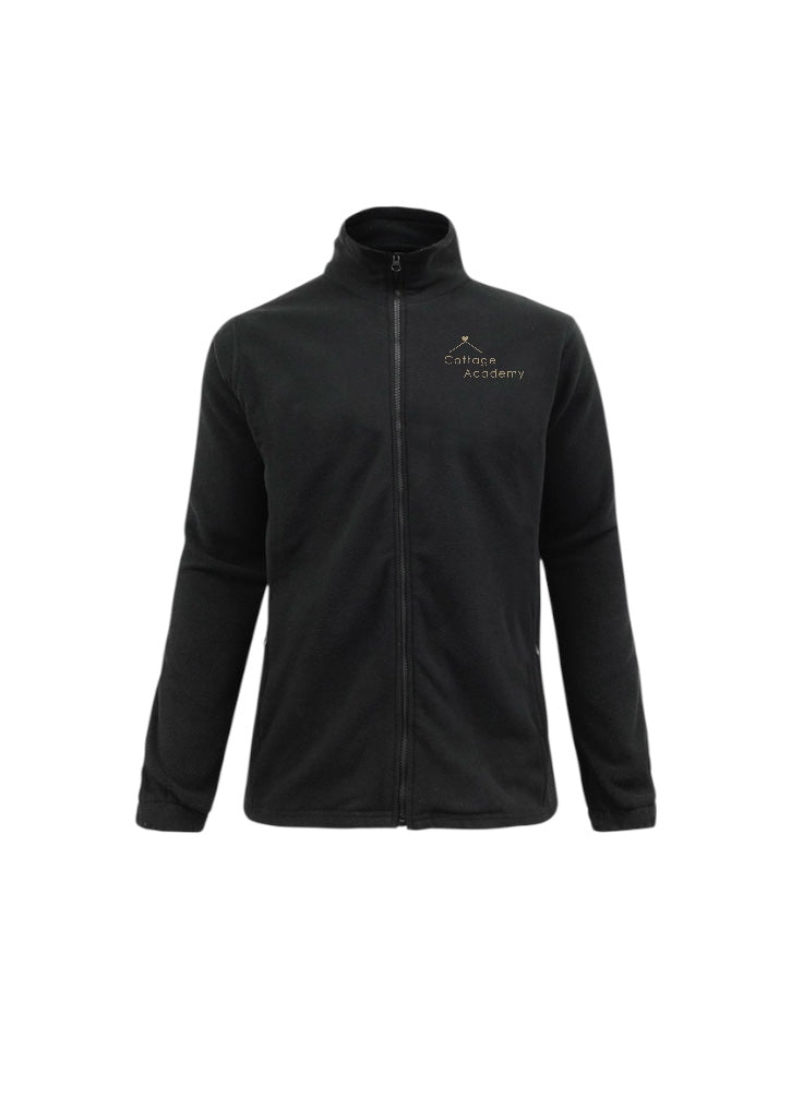 Ladies fleece jacket black Clayfield