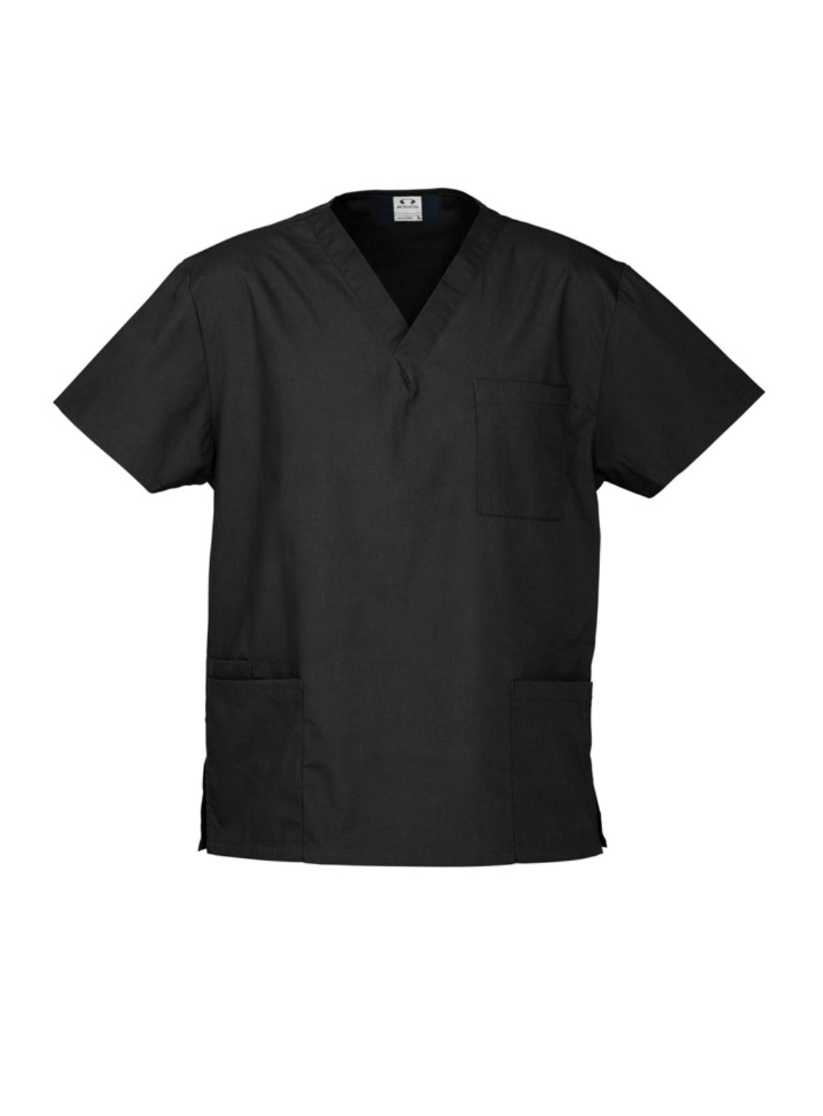 Ladies classic scrub top black DRAGONFLYS