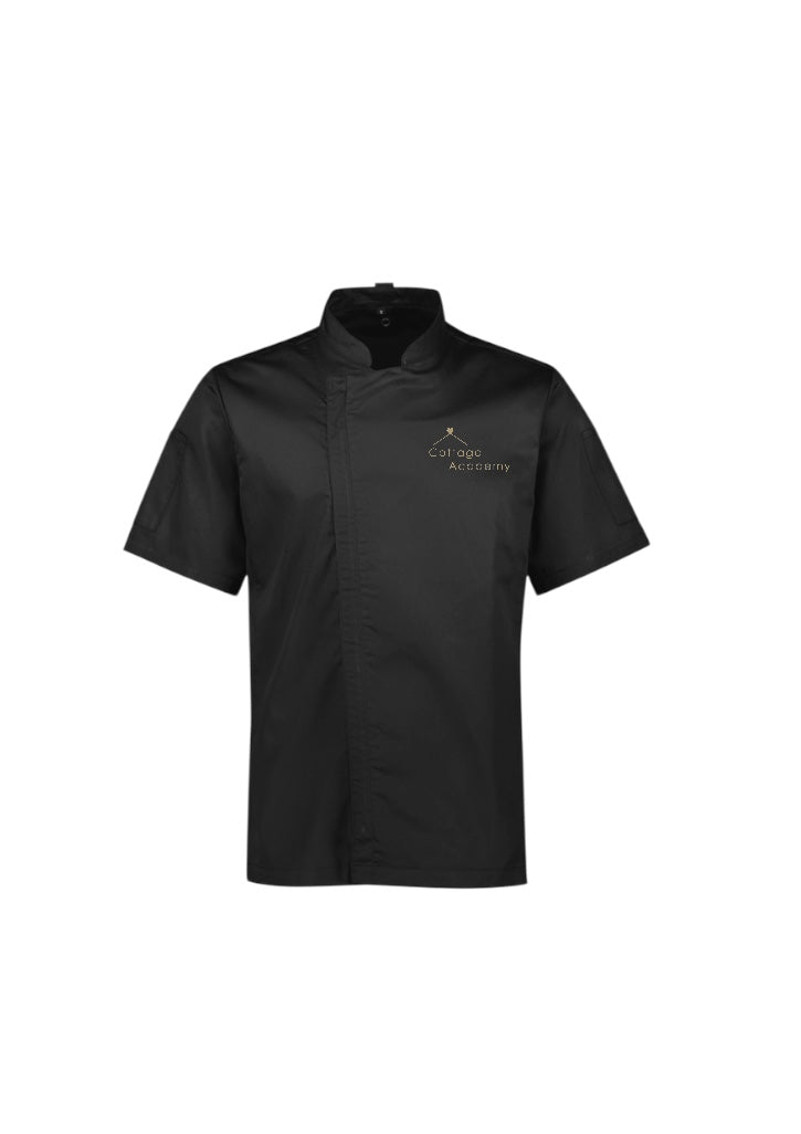 Mens chef jacket black Clayfield