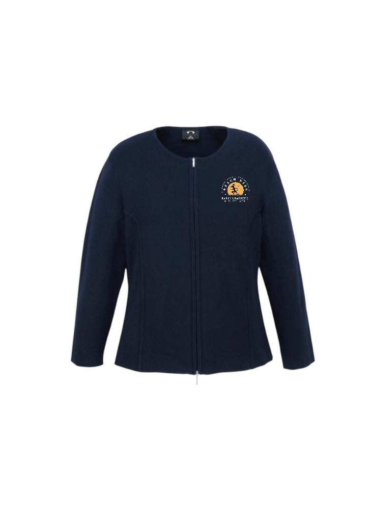 2 way zip cardigan navy Cabarita