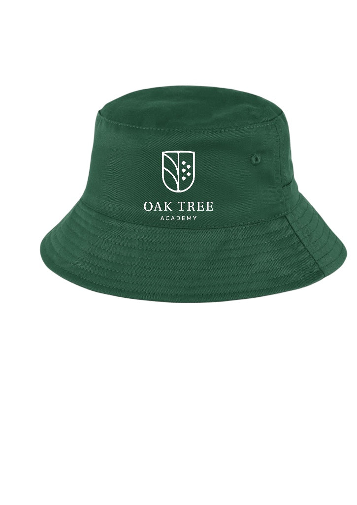 Children’s bucket hat bottle green Oak Tree Academy Bracken Ridge