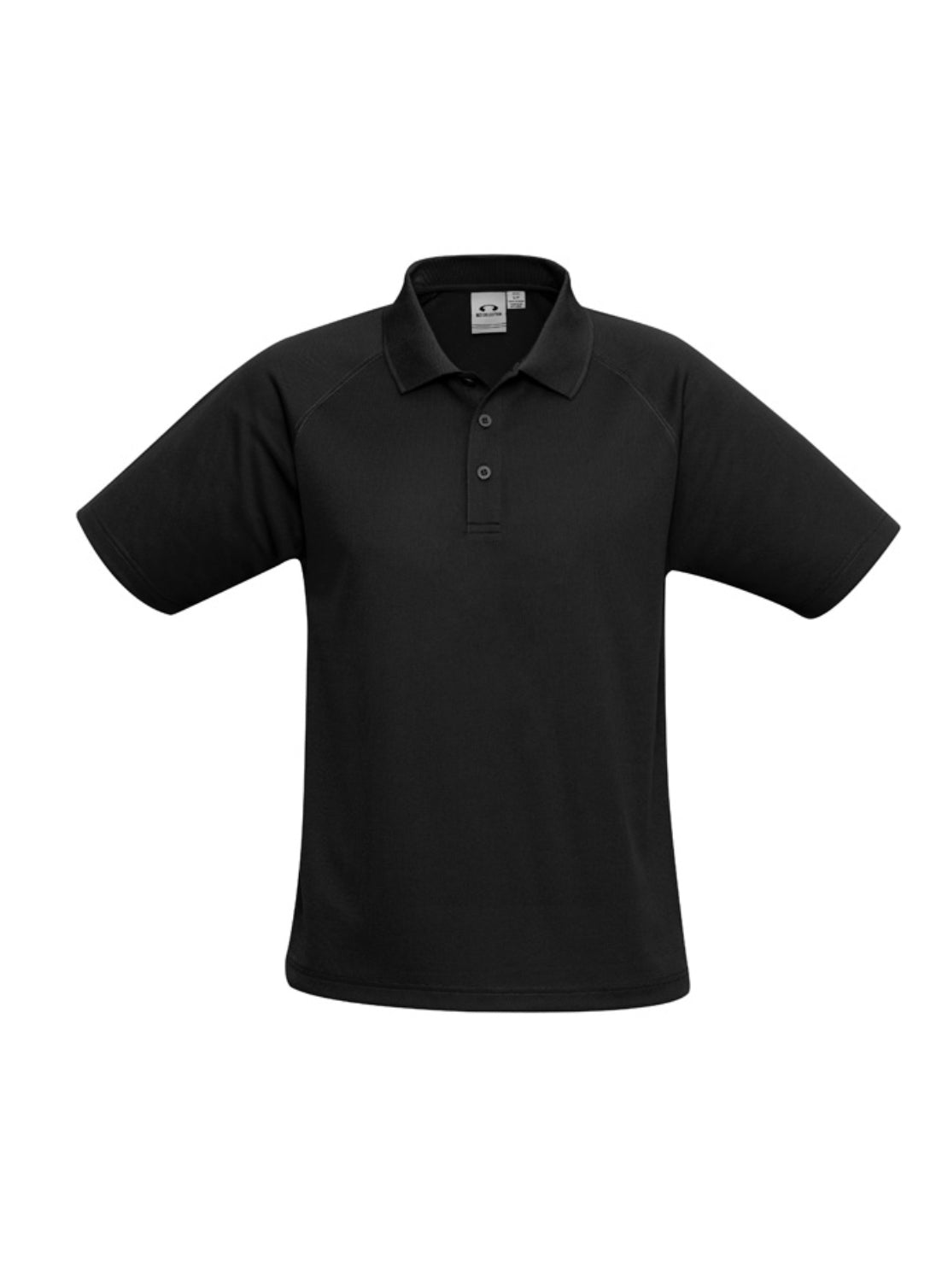 Mens sprint polo black  DRAGONFLYS