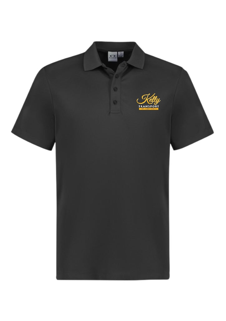 Mens Action Short Sleeve Polo grey