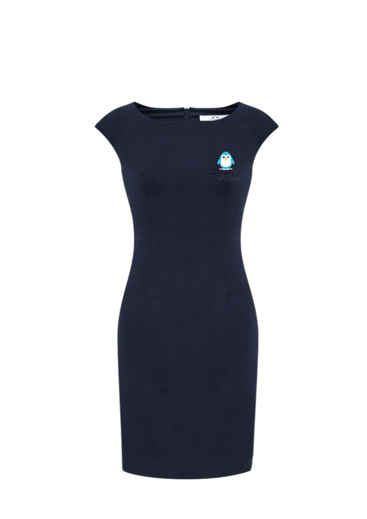 Audrey Dress navy Rochdale