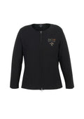 Black Ladies Zip Caridigan