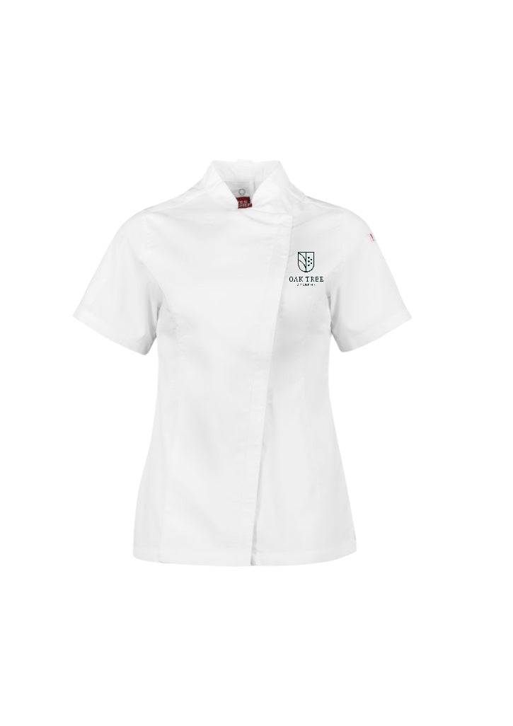 Ladies chef jacket white Bracken ridge