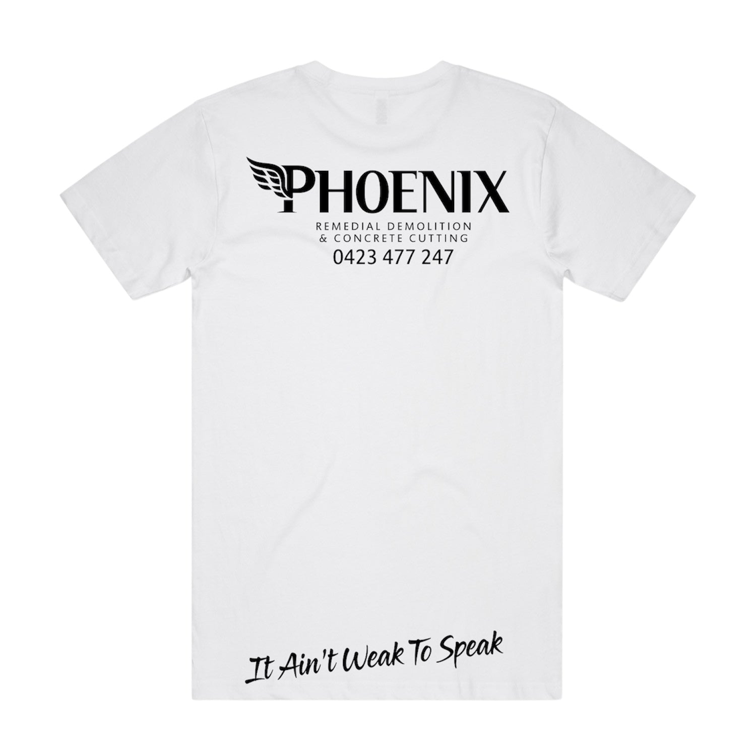 Block tee 5050 white