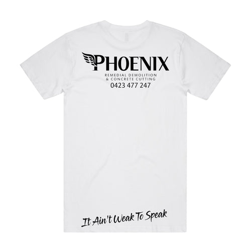 Block tee 5050 white