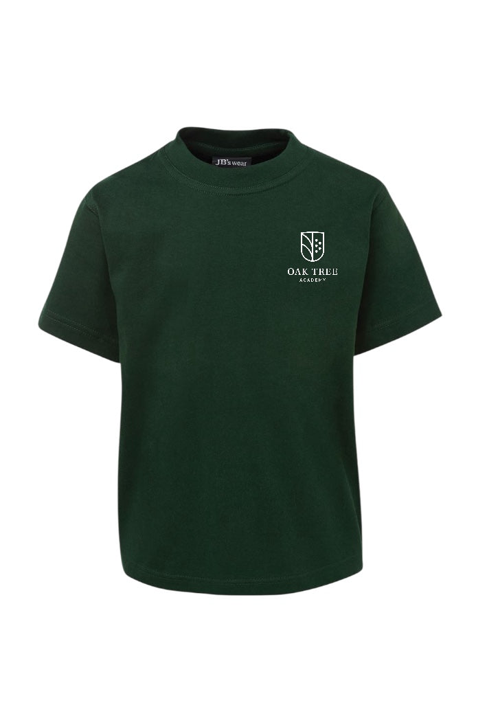 Kids T-shirt Bottle green Bracken ridge