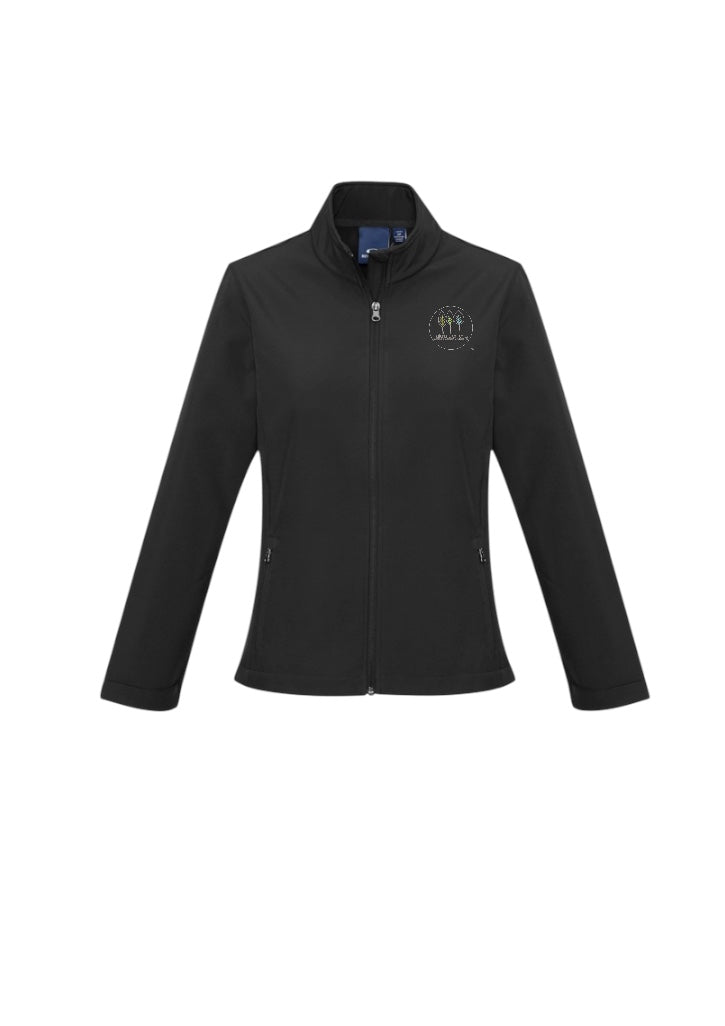 Ladies apex soft shell black Natural elements