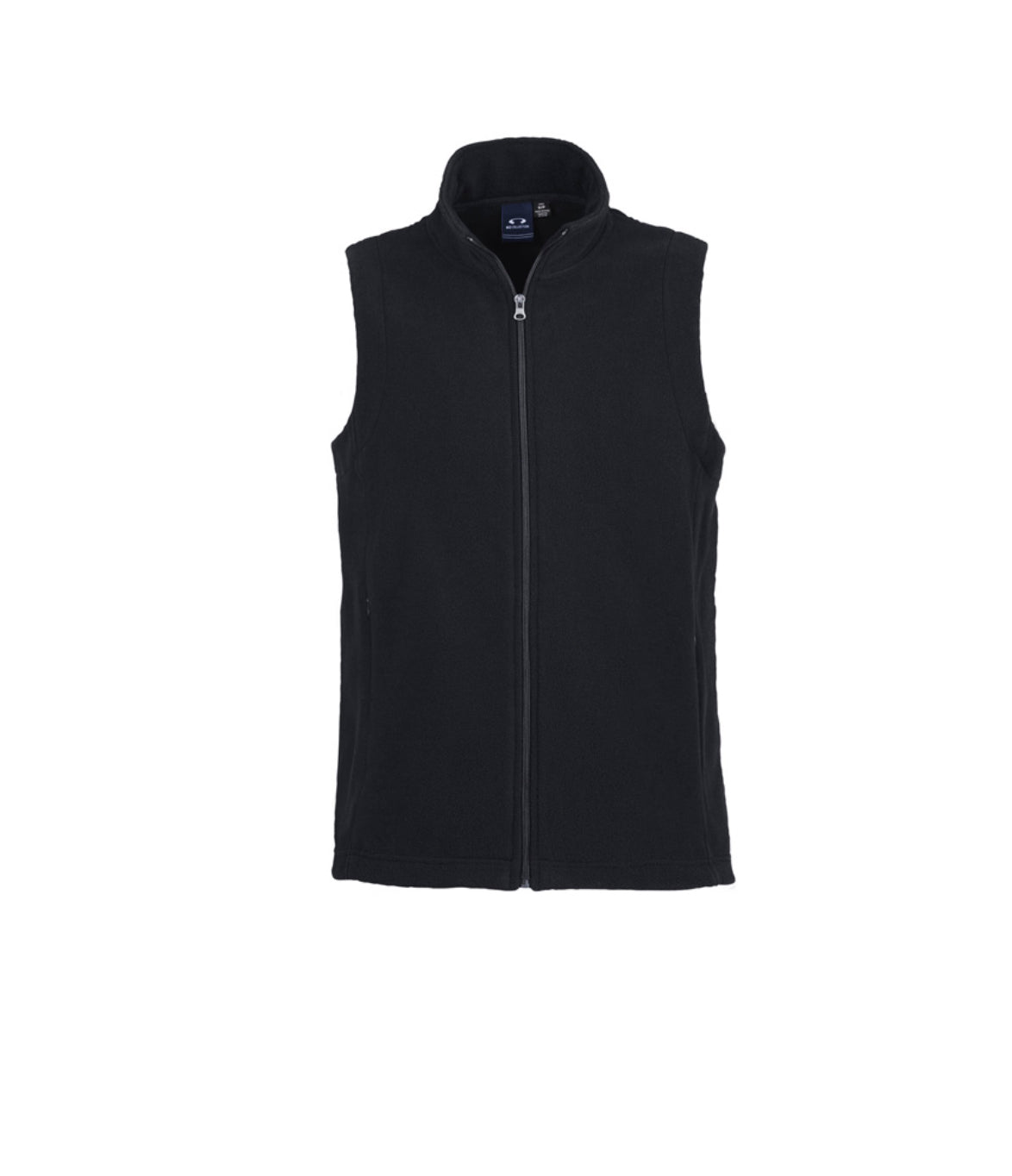 Ladies Micro fleece zip vest - black  DRAGONFLYS