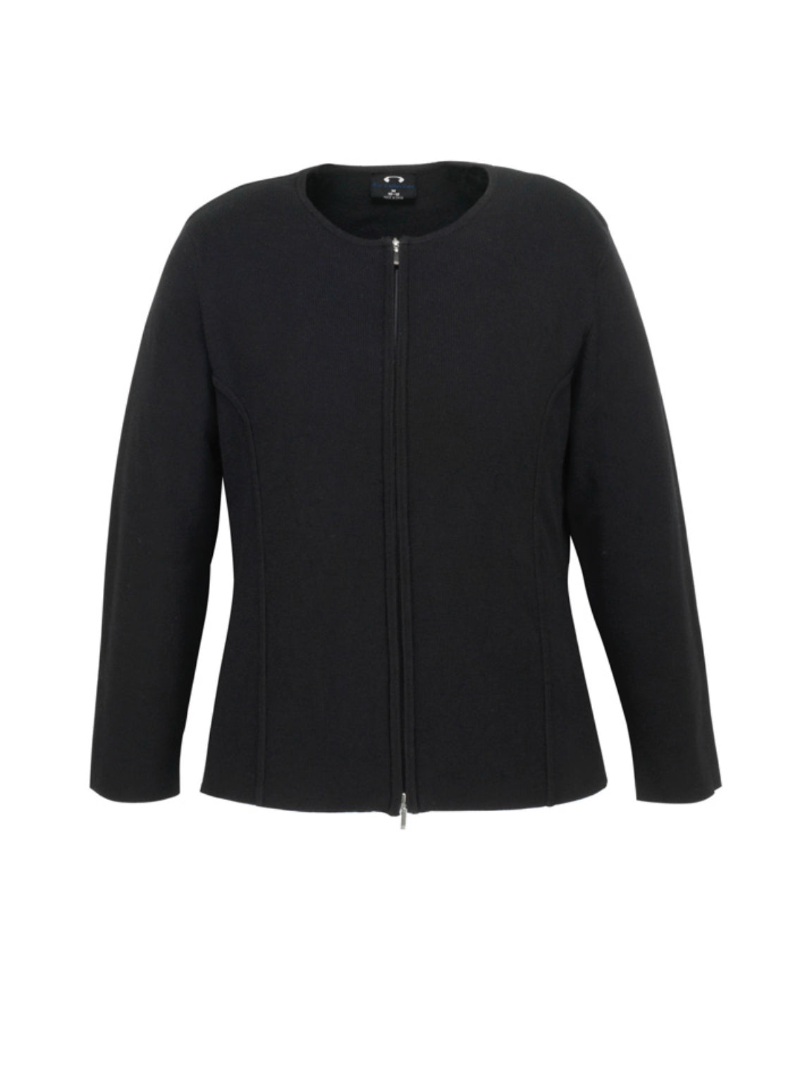 2 way Zip cardigan black DRAGONFLYS