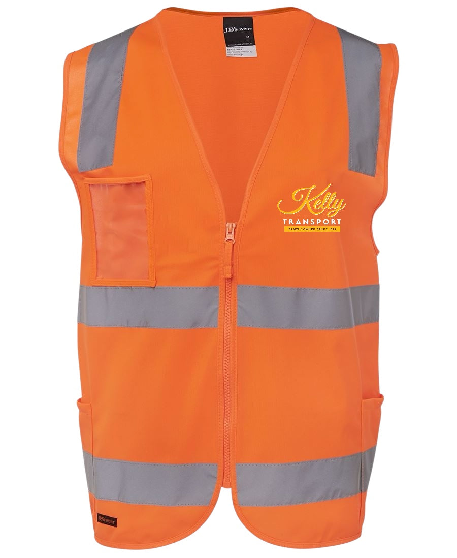 JB HV (D+N) ZIP SAFETY VEST
